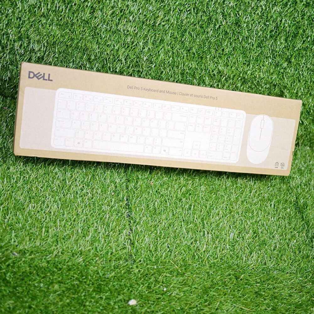 Dell Pro 5 Keyboard & Mouse Combo KM526 Light Ash - New - Picture 3 of 7